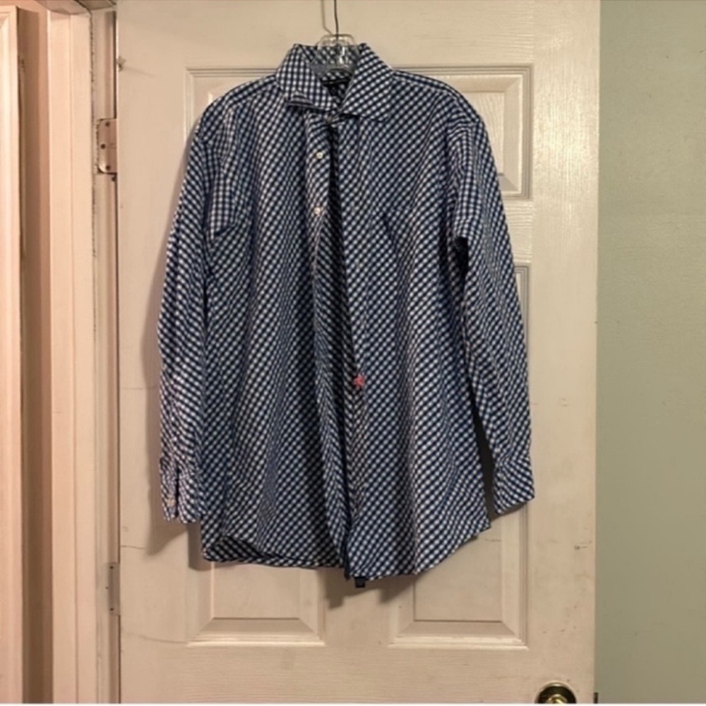 Tommy Hilfiger Blue Casual Button Down Shirt